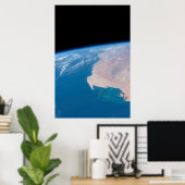 Mauretanien und Western Sahara vor der Küste Afrik Poster (Heimbüro)