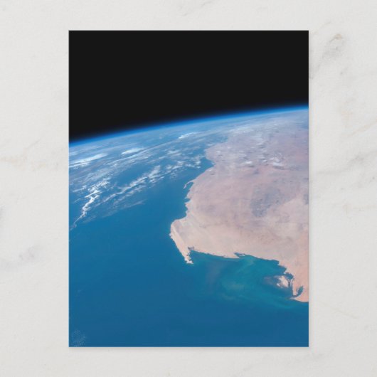 Mauretanien und Western Sahara vor der Küste Afrik Postkarte (Vorderseite)