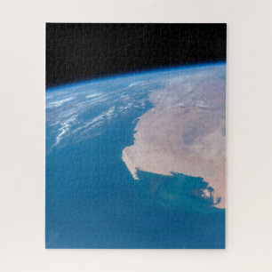 Mauretanien und Western Sahara vor der Küste Afrik Puzzle