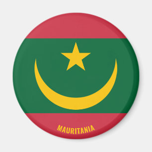 Mauretanienflagge Charming Patriotic Magnet