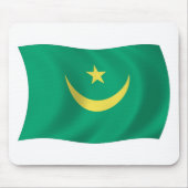 Mauretanienflagge Mousepad (Vorne)