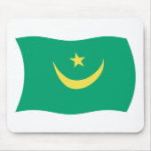 Mauretanienflagge Mousepad (Vorne)