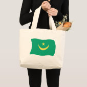 Mauretanienflagge Totbeutel Jumbo Stoffbeutel (Vorderseite (Produkt))