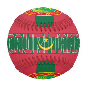 Mauretanienflagge und -mantel baseball
