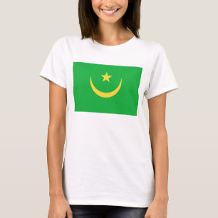 Mauretanienflagge x Karte T - Shirt