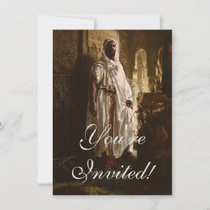 Mauretanischer Häuptling Afrikanische Kunst Malere Einladung