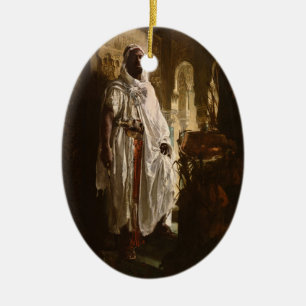 Mauretanischer Häuptling Afrikanische Kunst Malere Keramik Ornament