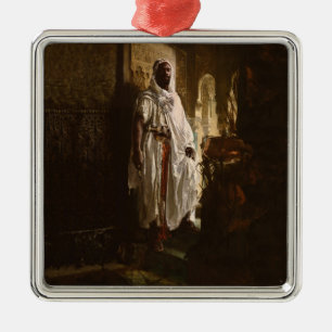 Mauretanischer Häuptling Afrikanische Kunst Malere Ornament Aus Metall