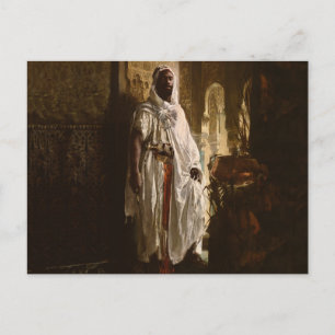 Mauretanischer Häuptling Afrikanische Kunst Malere Postkarte