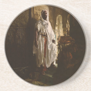 Mauretanischer Häuptling Afrikanische Kunst Malere Untersetzer