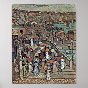 Maurice Brasilien Prendergast - Ponte della Paglia Poster