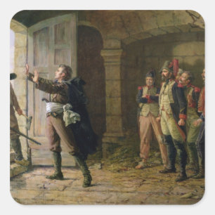 Maurice Gigost d'Elbee Schutz Quadratischer Aufkleber