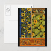 Maurice Pillard (dit Verneuil) Blumenart Nouvea Postkarte (Vorne/Hinten)