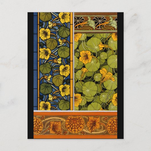 Maurice Pillard (dit Verneuil) Blumenart Nouvea Postkarte (Vorderseite)