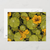 Maurice Pillard (dit Verneuil) Blumenart Nouvea Postkarte (Vorne/Hinten)