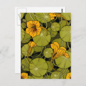 Maurice Pillard (dit Verneuil) Blumenart Nouvea Postkarte (Vorne/Hinten)