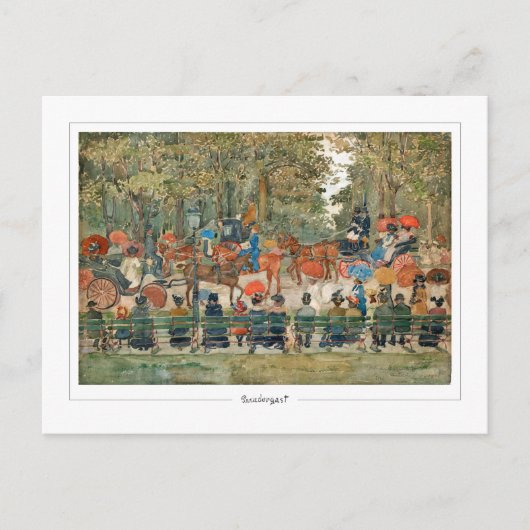 Maurice Prendergast #14 - Fine Art Postcard Postkarte (Vorderseite)