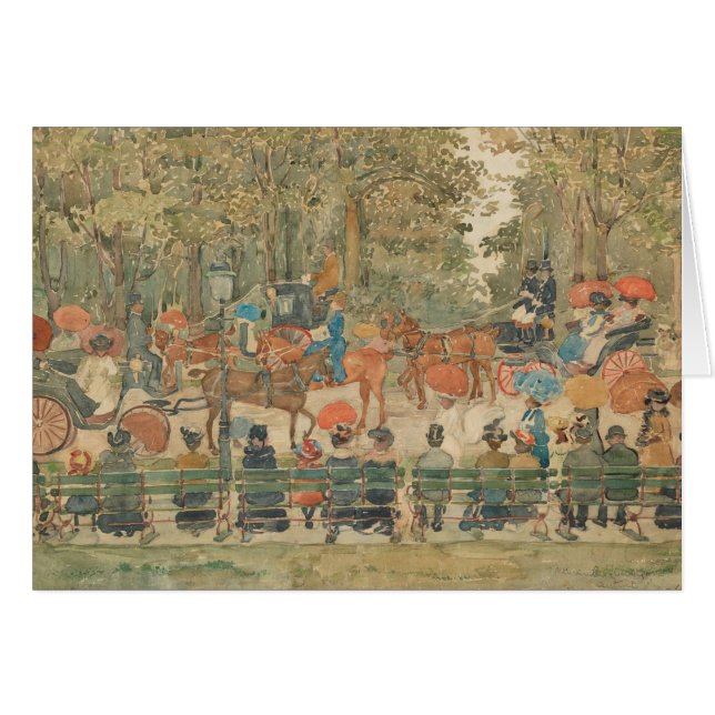 Maurice Prendergast - Central Park, 1901 (Vorderseite (Horizontal))