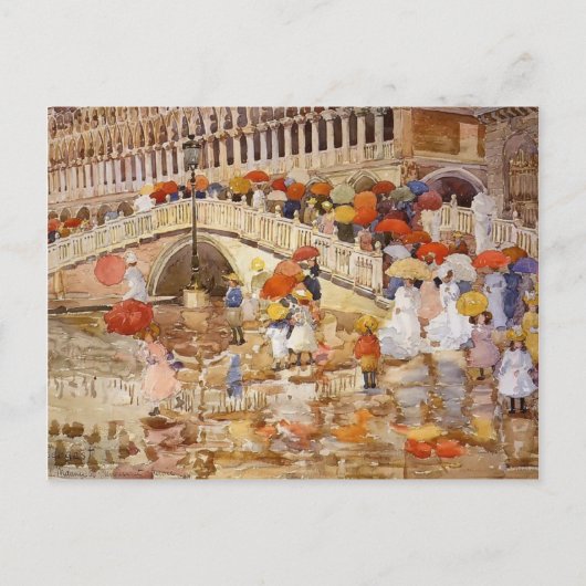 Maurice Prendergast - Regenschirme Postkarte (Vorderseite)