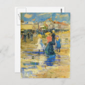 Maurice Prendergast - Revere Beach Postkarte (Vorne/Hinten)