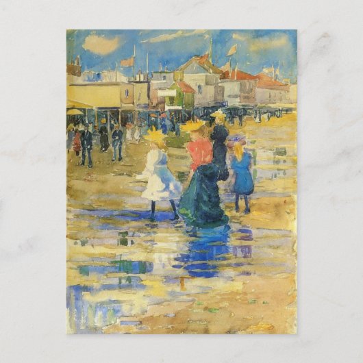 Maurice Prendergast - Revere Beach Postkarte (Vorderseite)