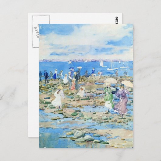 Maurice Prendergast - Sommerbesucher Postkarte (Vorne/Hinten)