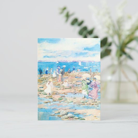 Maurice Prendergast Sommerbesucher Postkarte (Stehend Vorderseite)
