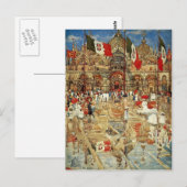 Maurice Prendergast - Sonnenschein und Regen Postkarte (Vorne/Hinten)