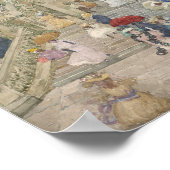 Maurice Prendergast - The Terrace Bridge, Central Poster (Ecke)