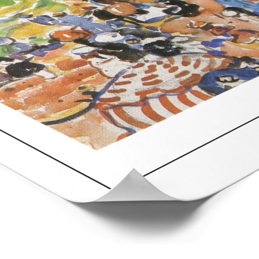 Maurice Prendergast Zedign Art Poster #160 (Ecke)