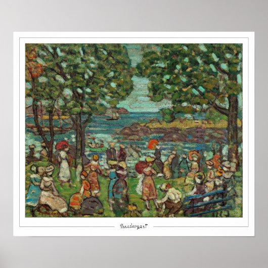 Maurice Prendergast Zedign Art Poster #24 (Vorne)
