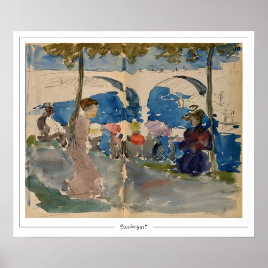 Maurice Prendergast Zedign Art Poster #249 (Vorne)