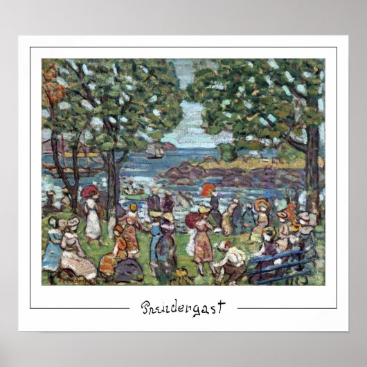 Maurice Prendergast Zedign Art Poster #4 (Vorne)