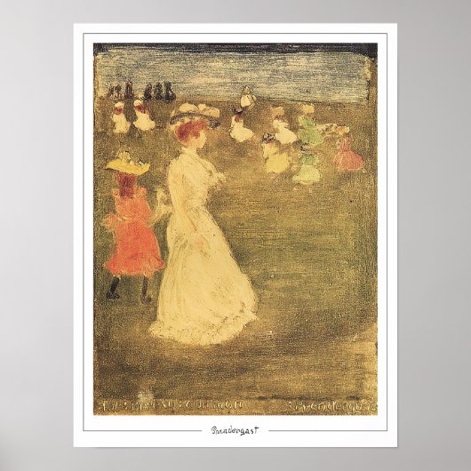 Maurice Prendergast Zedign Art Poster #425 (Vorne)