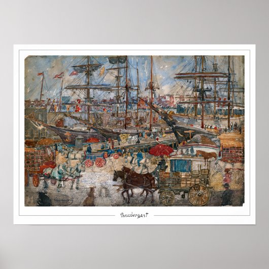 Maurice Prendergast Zedign Art Poster #497 (Vorne)