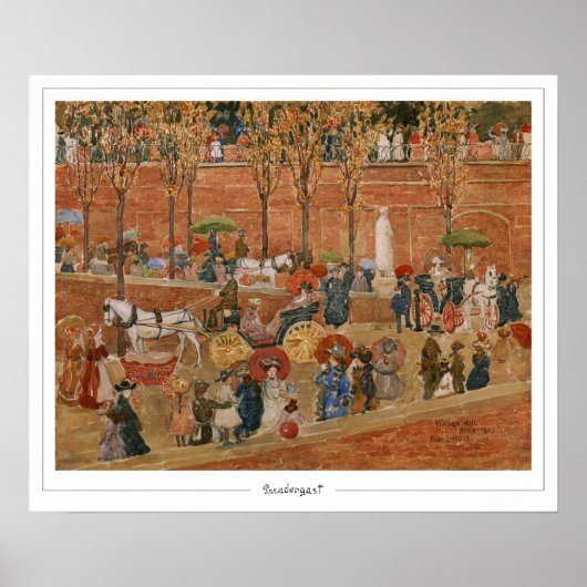 Maurice Prendergast Zedign Art Poster #5 (Vorne)