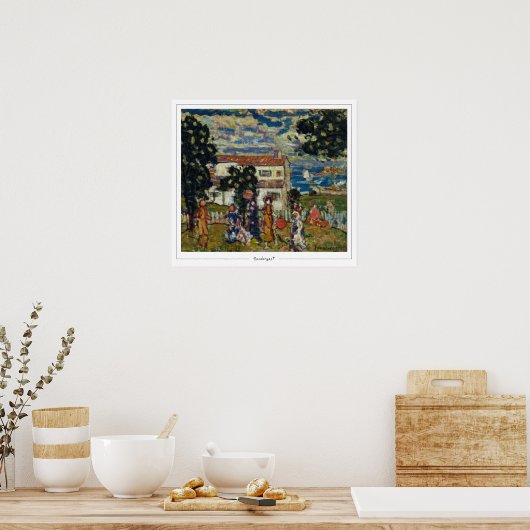 Maurice Prendergast Zedign Art Poster #569 (Küche)