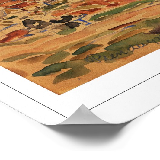 Maurice Prendergast Zedign Art Poster #596 (Ecke)