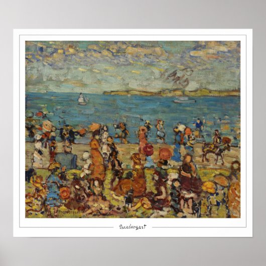 Maurice Prendergast Zedign Art Poster #615 (Vorne)