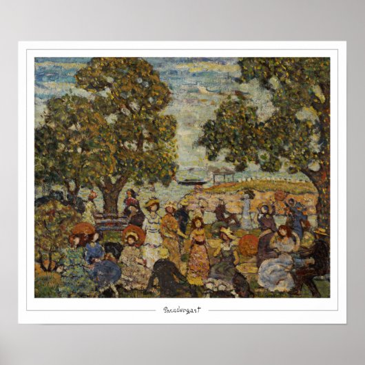Maurice Prendergast Zedign Art Poster #632 (Vorne)