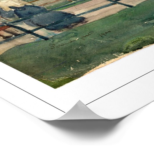 Maurice Prendergast Zedign Art Poster #7 (Ecke)