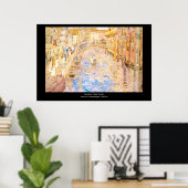 Maurice Prendergast's Venezianische Canal Scene Poster (Heimbüro)