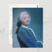 Maurice Quentin de la Tour Self-Portrait Postkarte (Vorne/Hinten)
