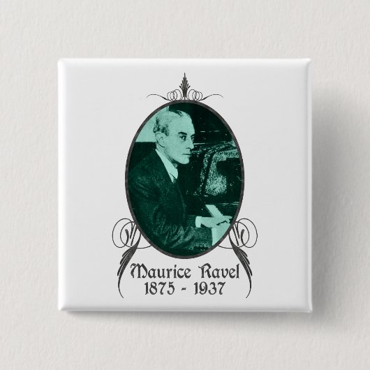 Maurice Ravel Button (Vorderseite)