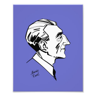 Maurice Ravel Fotodruck