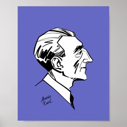 Maurice Ravel Poster (Vorne)