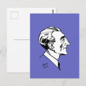 Maurice Ravel Postkarte (Vorne/Hinten)