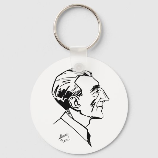 Maurice Ravel Schlüsselanhänger (Vorderseite)