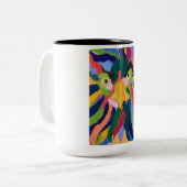 Maurice-Tasse mit zwei Tonarten Zweifarbige Tasse (Vorderseite Links)