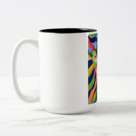 Maurice-Tasse mit zwei Tonarten Zweifarbige Tasse